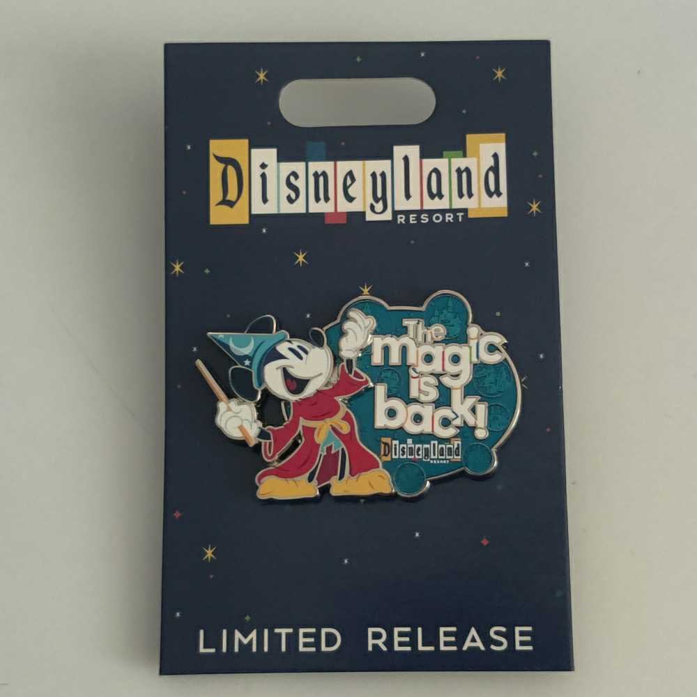 The Magic Is Back Disneyland Resort Sorcerer Mickey - Disney Pin - Trading pin collectible [Barcode 400940516706] - Main Image 2
