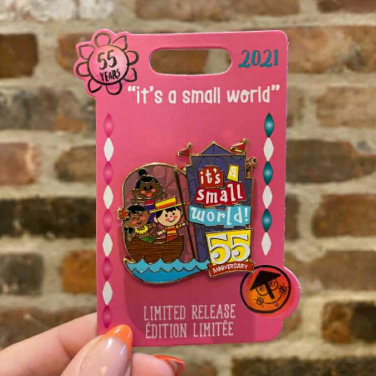 It’s A Small World 55th Anniversary Characters In A Boat - Disney Pin - Trading pin collectible [Barcode 400936016777] - Main Image 2