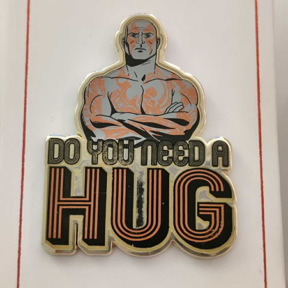Drax Guardians of the Galaxy Pin Do You Need a Hug Marvel Pin - Disney/ Marvel pin collectible [Barcode 400020862976] - Main Image 1