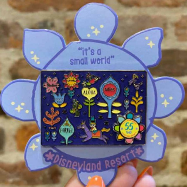 It’s A Small World Disneyland Resort 55th Anniversary Goodbyes - Disney Pin - Trading pin collectible [Barcode 400933263303] - Main Image 2