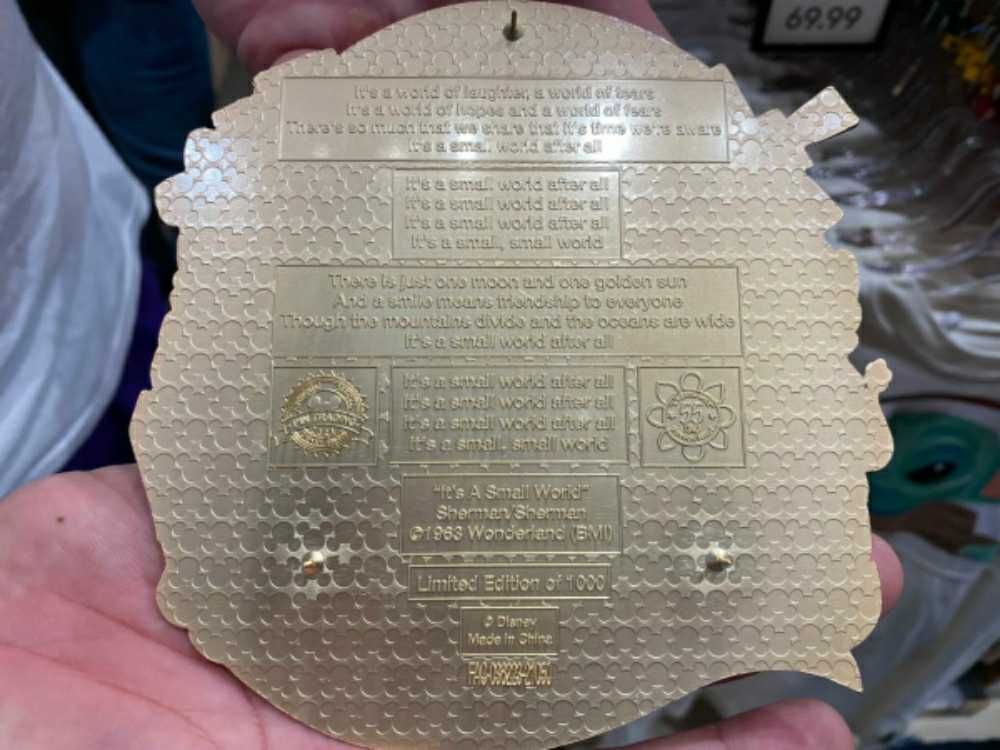 It’s A Small World Disneyland Resort 55th Anniversary Super Jumbo Pin - Disney Pin - Trading pin collectible [Barcode 400936016814] - Main Image 2