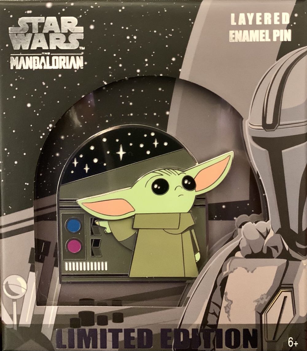 The Mandalorian - The Child Touching Buttons (Loungefly 3 Inch) - Slider pin collectible - Main Image 2