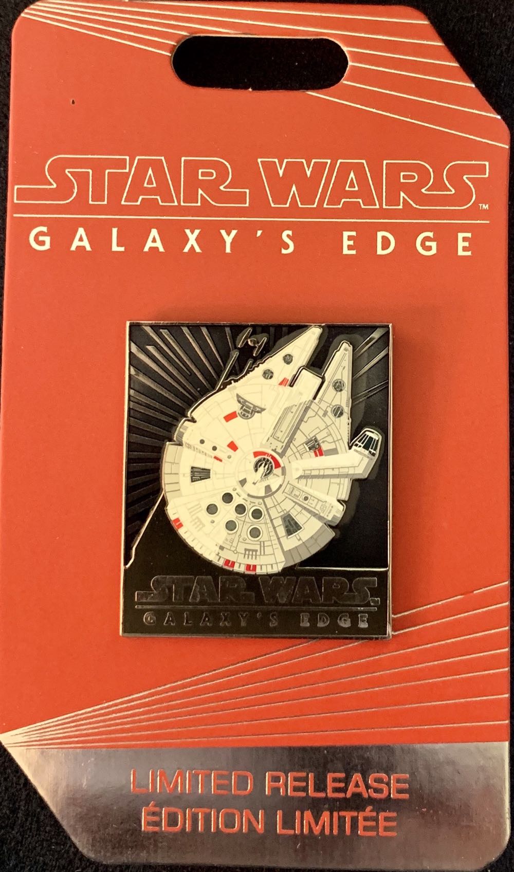Galaxy’s Edge Millennium Falcon Hyperspace  pin collectible - Main Image 2