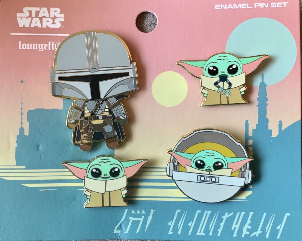 The Mandalorian Set - Loungefly - The Child Eating  pin collectible - Main Image 2