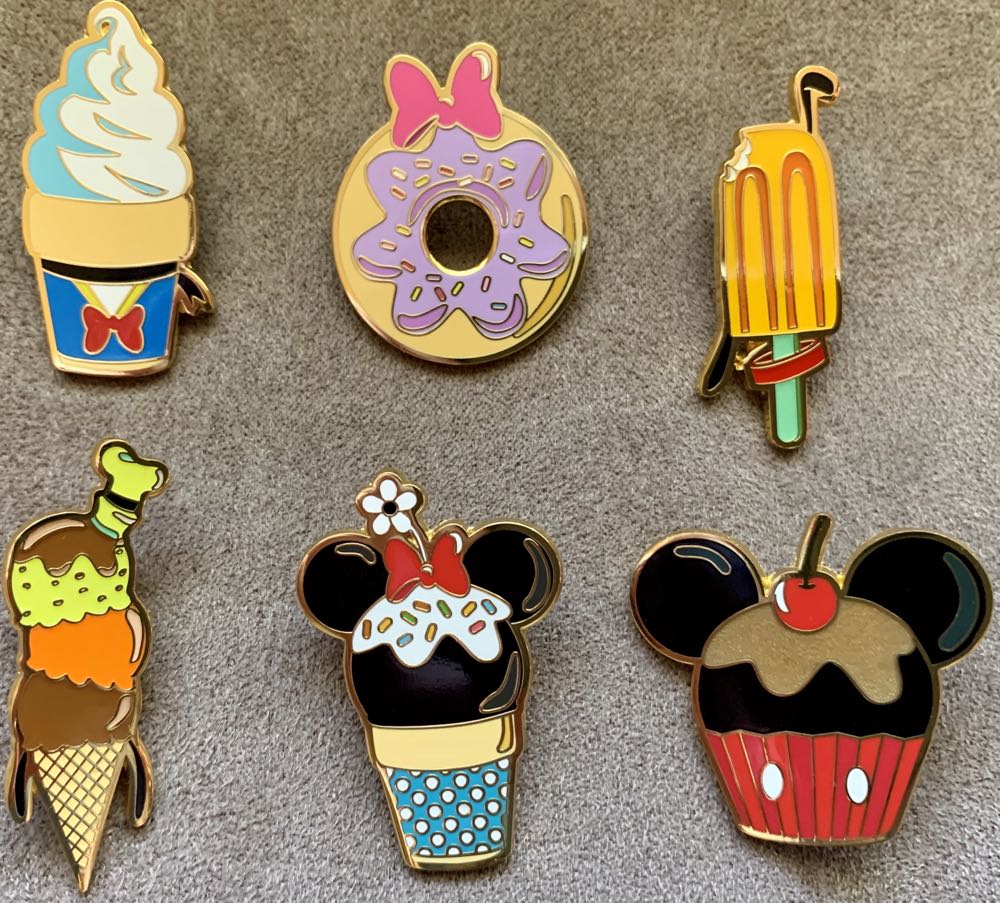 Sensational 6 Snacks Mystery Set - Donald Soft Serve Ice Cream Cone  pin collectible - Main Image 2