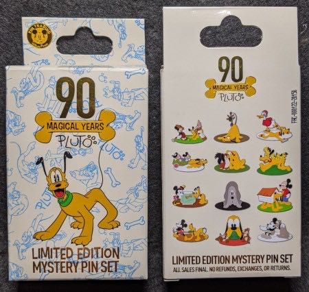 Pluto 90th Anniversary Mystery Pin Collection - Hawaiian Holiday (1937 With Crab)  pin collectible - Main Image 2