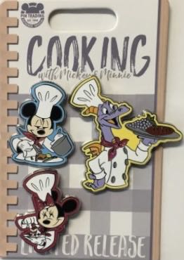EPCOT International Food and Wine Festival 2020 - Cooking Set - Minnie - Glitter pin collectible - Main Image 2