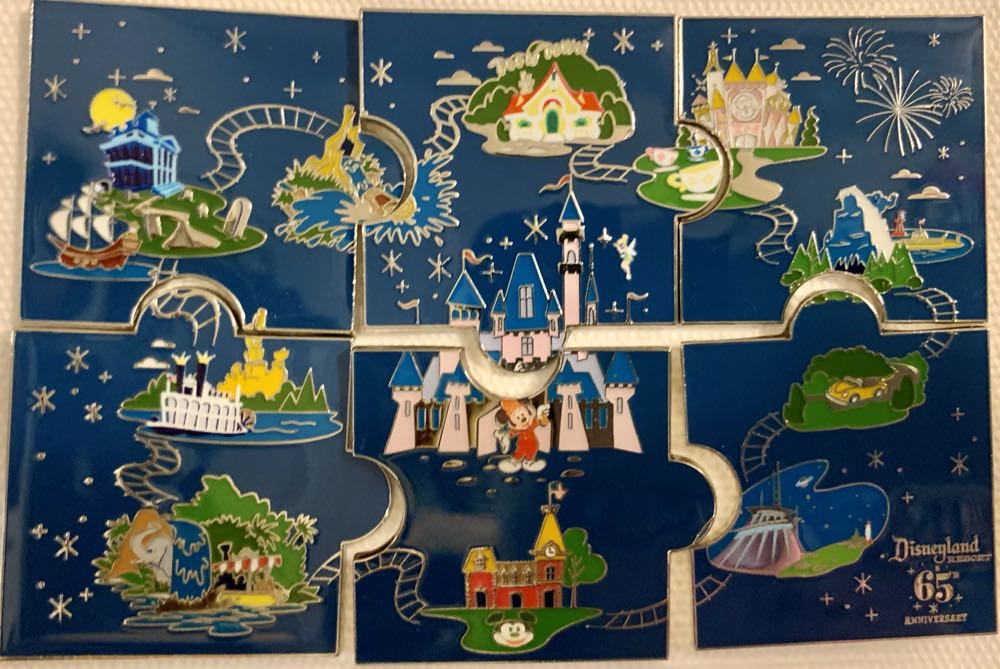 65th Anniversary Puzzle Blind Box - Mark Twain Steamboat and Jungle Cruise  pin collectible - Main Image 2