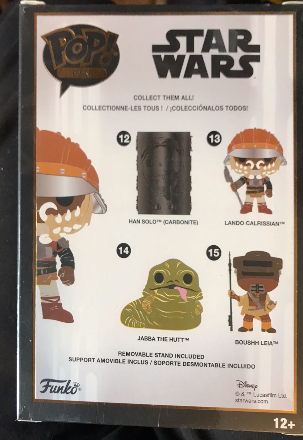 Lando Calrissian - POP! Pins pin collectible [Barcode 671803362451] - Main Image 3