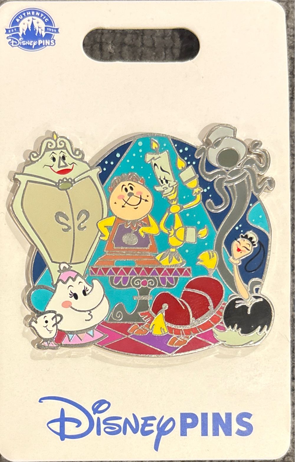 Supporting Cast - Beauty And The Beast - Disney Pin Trading pin collectible [Barcode 400933213360] - Main Image 3