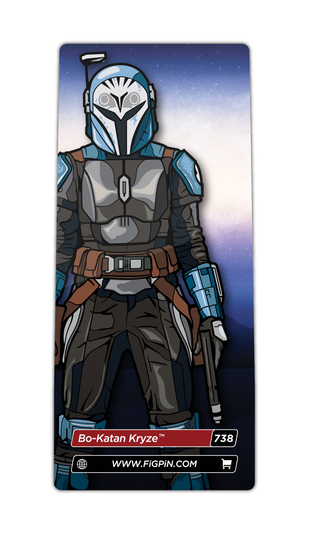 Bo-Katan Kryze—FiGPiN 738 - FigPin pin collectible [Barcode 810021532905] - Main Image 2