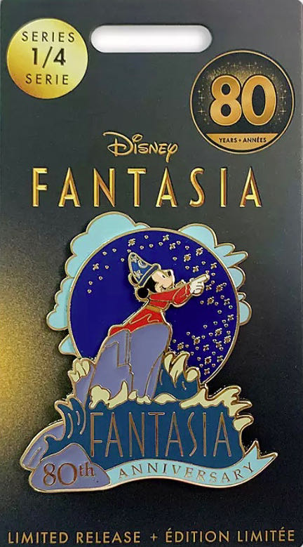 Fantasia 80th Anniversary - Sorcerer Mickey - Pin On Pin pin collectible - Main Image 2