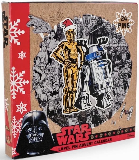 Star Wars 2020 Advent Calendar - C-3PO With Santa Hat - Soft Enamel pin collectible - Main Image 2