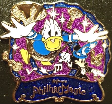 Mickey’s Philharmagic Attraction - Glitter pin collectible - Main Image 1
