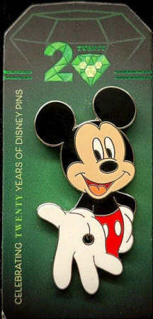 Celebrating 20 Years Pin Event - Welcome Mickey Mouse Pin - Pin On Pin pin collectible - Main Image 2