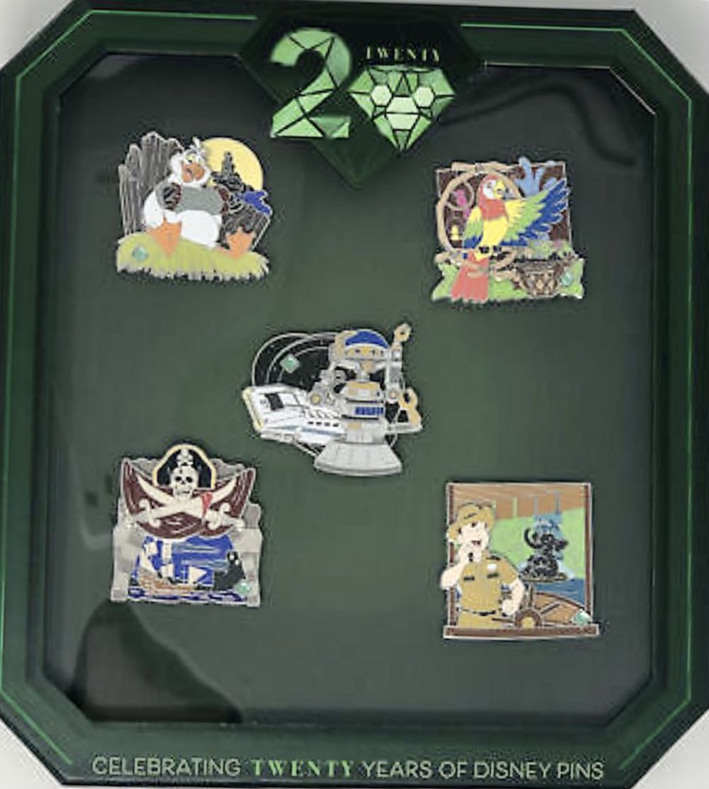 Celebrating 20 Years Pin Event - Disneyland Storytellers Set - The Jungle Cruise - Jewel pin collectible - Main Image 2