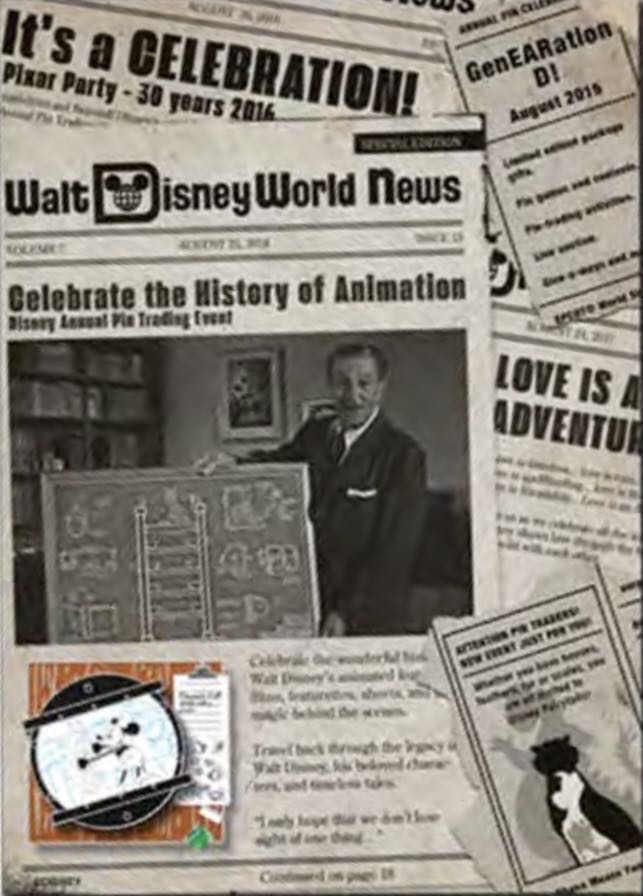 Celebrating 20 Years Pin Event - Extra! Extra! Series - 2015-2019 (Animation Celebration Steamboat Willie) - Jewel pin collectible - Main Image 2