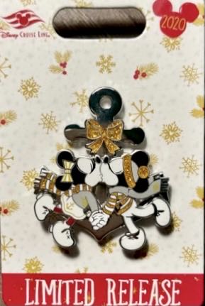 Holiday 2020 Disney Cruise Line Pin - Glitter pin collectible - Main Image 2