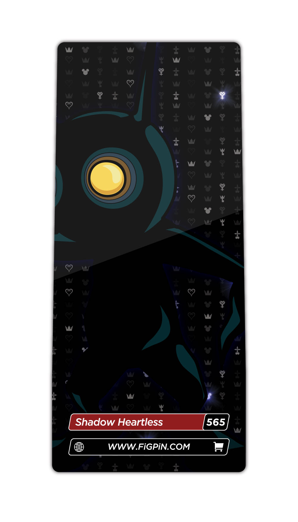 Shadow Heartless—FiGPiN 565 - FigPin pin collectible [Barcode 810021533148] - Main Image 2