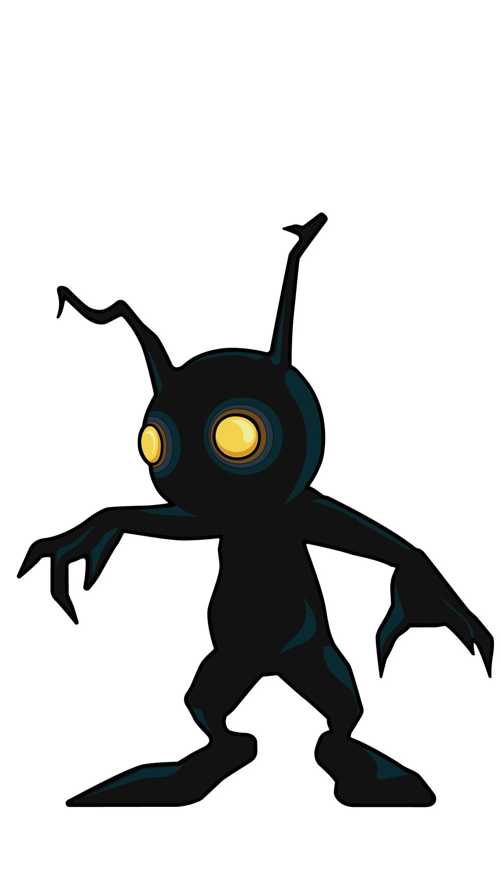 Shadow Heartless—FiGPiN 565 - FigPin pin collectible [Barcode 810021533148] - Main Image 3