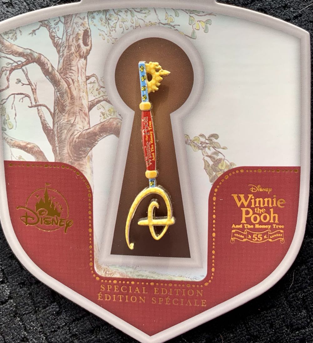 Winnie The Pooh And The Honey Tree 55th Anniversary Collectible Key - Key pin collectible - Main Image 2