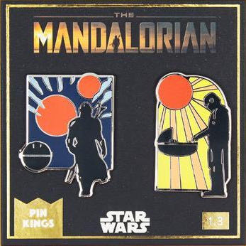 The Mandalorian - Mando With Child Pod - Pin Kings - Walking  pin collectible - Main Image 2