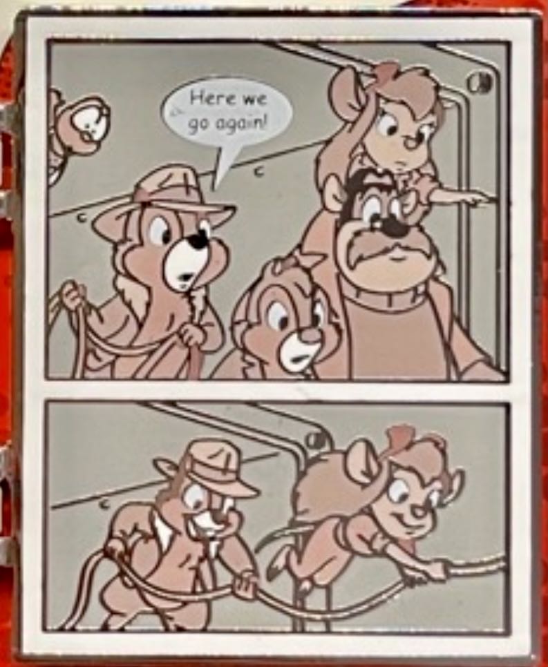 Magical Comics - Rescue Rangers - Hinged pin collectible - Main Image 2