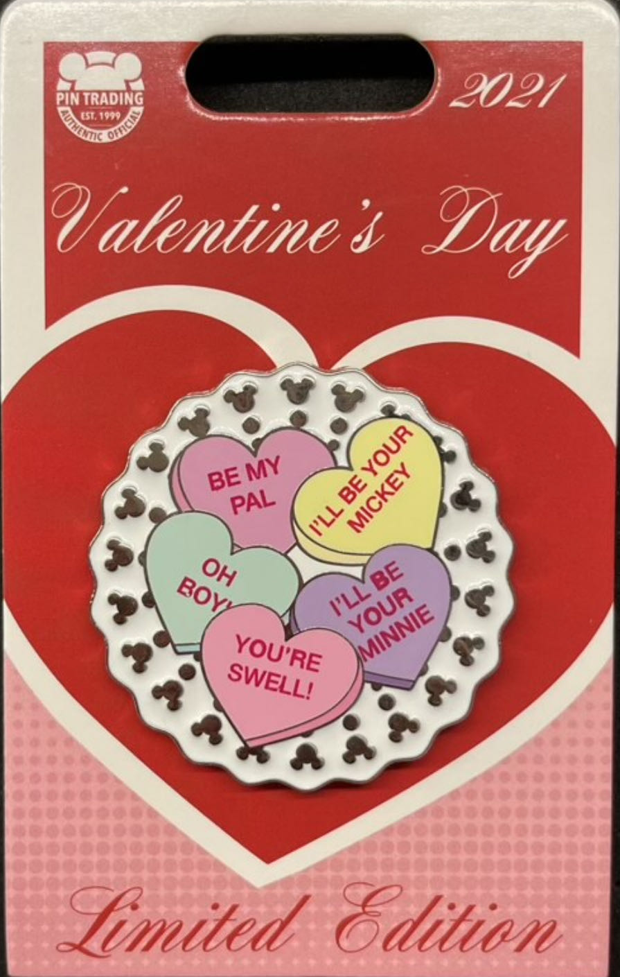 Candy Hearts Pin - Valentine’s Day 2021   pin collectible - Main Image 2