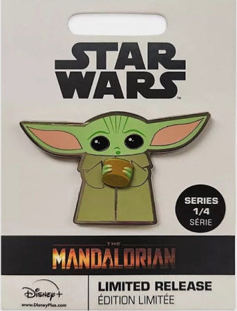 The Mandalorian - The Child 4 Pin Series - With Cup - Rubber pin collectible - Main Image 2