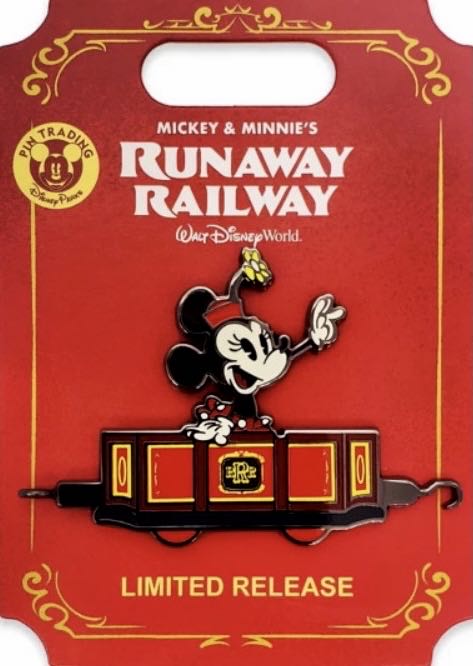 Mickey & Minnie’s Runaway Railway Train - Minnie  pin collectible - Main Image 2