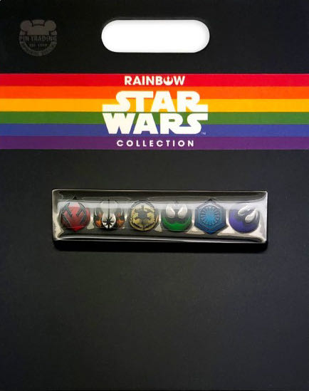 Rainbow Collection - Star Wars Icons - Transparent pin collectible - Main Image 2