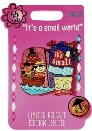 It’s a Small World 55th Anniversary - Pin On Pin pin collectible - Main Image 2