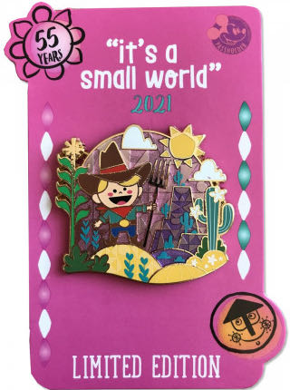 It’s a Small World 55th Anniversary - America - Pin On Pin pin collectible - Main Image 2