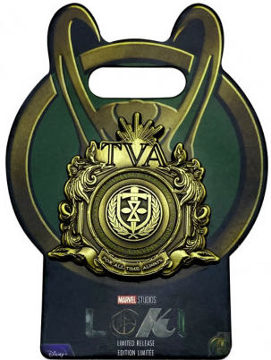 Time Variance Authority Shield - Loki - Bas-relief pin collectible - Main Image 2