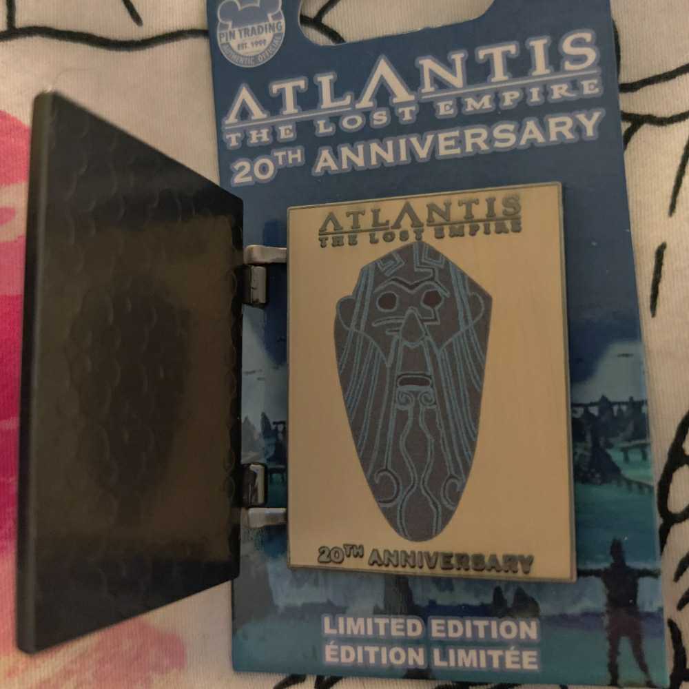Atlantis The Lost Empire 20th Anniversary Hinged Journal - Movies pin collectible [Barcode 400935663446] - Main Image 2