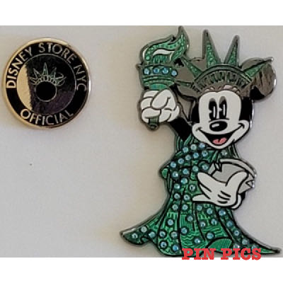 Minnie Mouse Lady Liberty New York Shopdisney  pin collectible [Barcode 465059653339] - Main Image 2