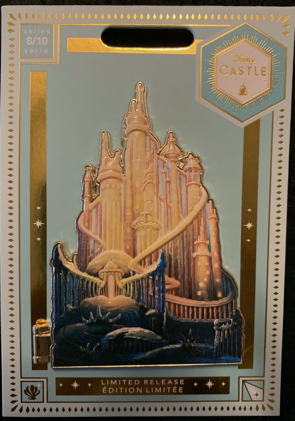 Castle Collection - Little Mermaid - Hinged pin collectible - Main Image 3