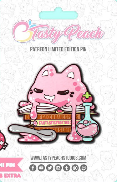 Strawberry Slime Meowchi  pin collectible - Main Image 2