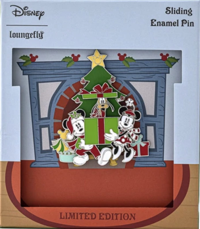 Holiday Mickey And Minnie (Loungefly 3 Inch) - Slider pin collectible - Main Image 2
