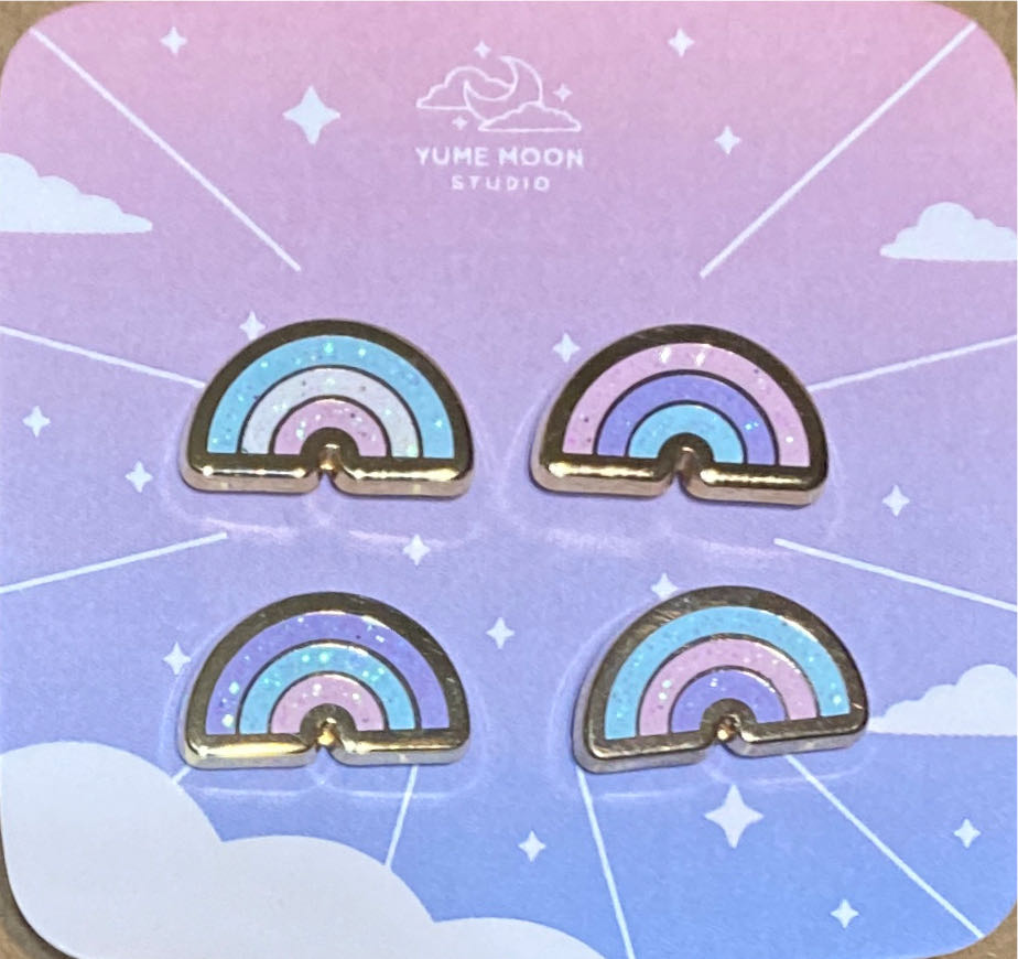 Glitter Mini Rainbow Fillers  pin collectible - Main Image 1
