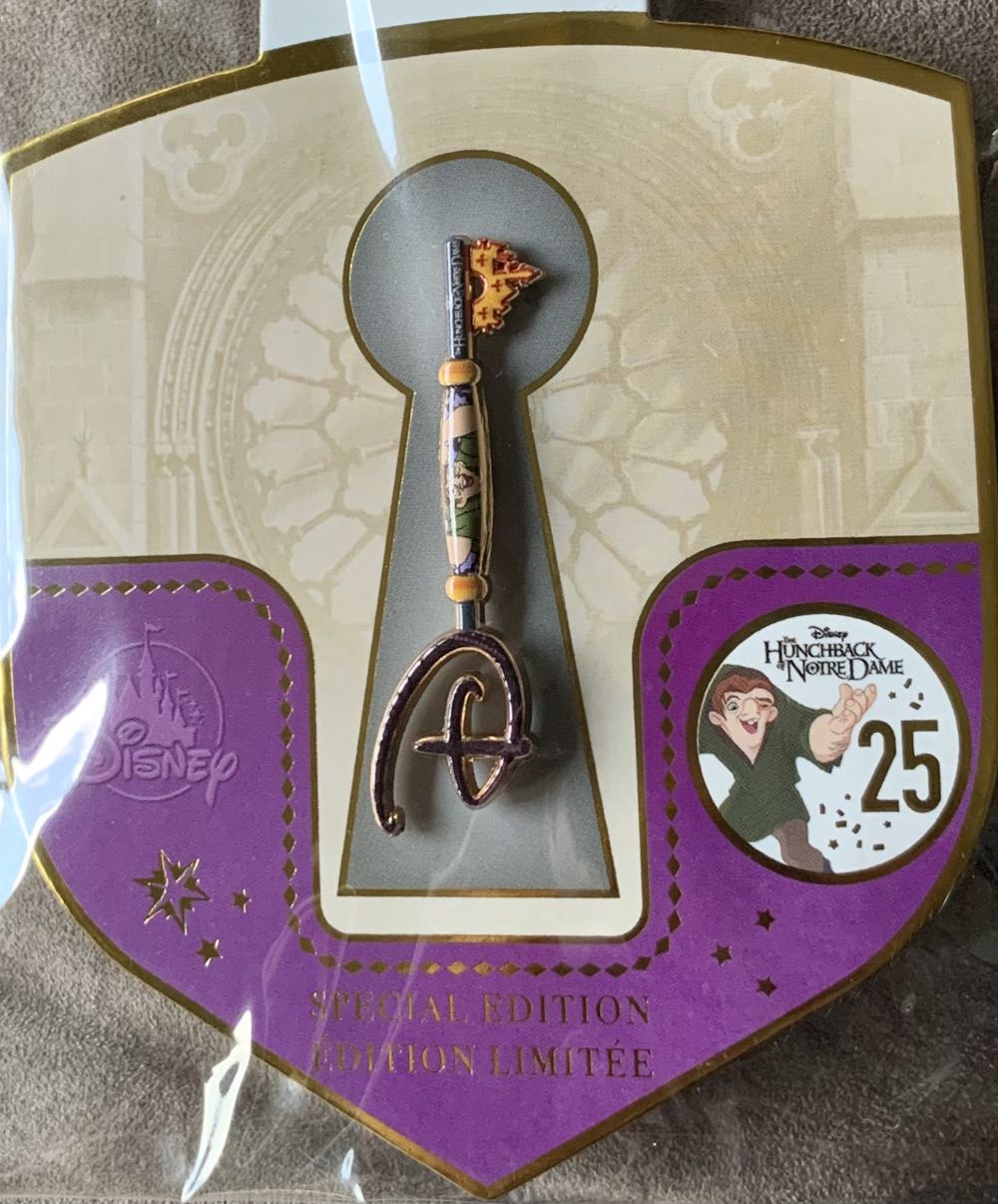 The Hunchback of Notre Dame 25th Anniversary Key - Key pin collectible - Main Image 2
