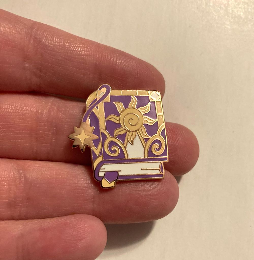 Rapunzel Inspired Book  pin collectible - Main Image 2