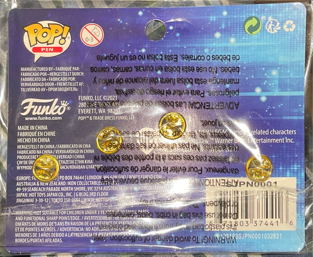 Looney Tunes: Space Jam A New Legacy Tune Squad Excl Funko Pop! 4 Pc Pin Set - Funko pin collectible [Barcode 671803374416] - Main Image 2