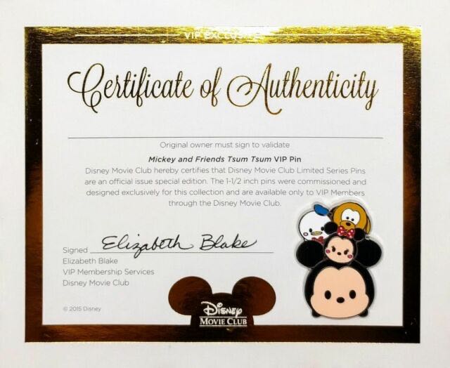 10345 - DMC Disney Movie Club Exclusive VIP Pin #57 - Tsum Tsum  pin collectible - Main Image 2