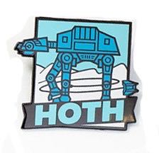 30994 - D23 - Gold Member Gift 2020 - Vintage Travel Logos - Hoth ONLY  pin collectible - Main Image 2