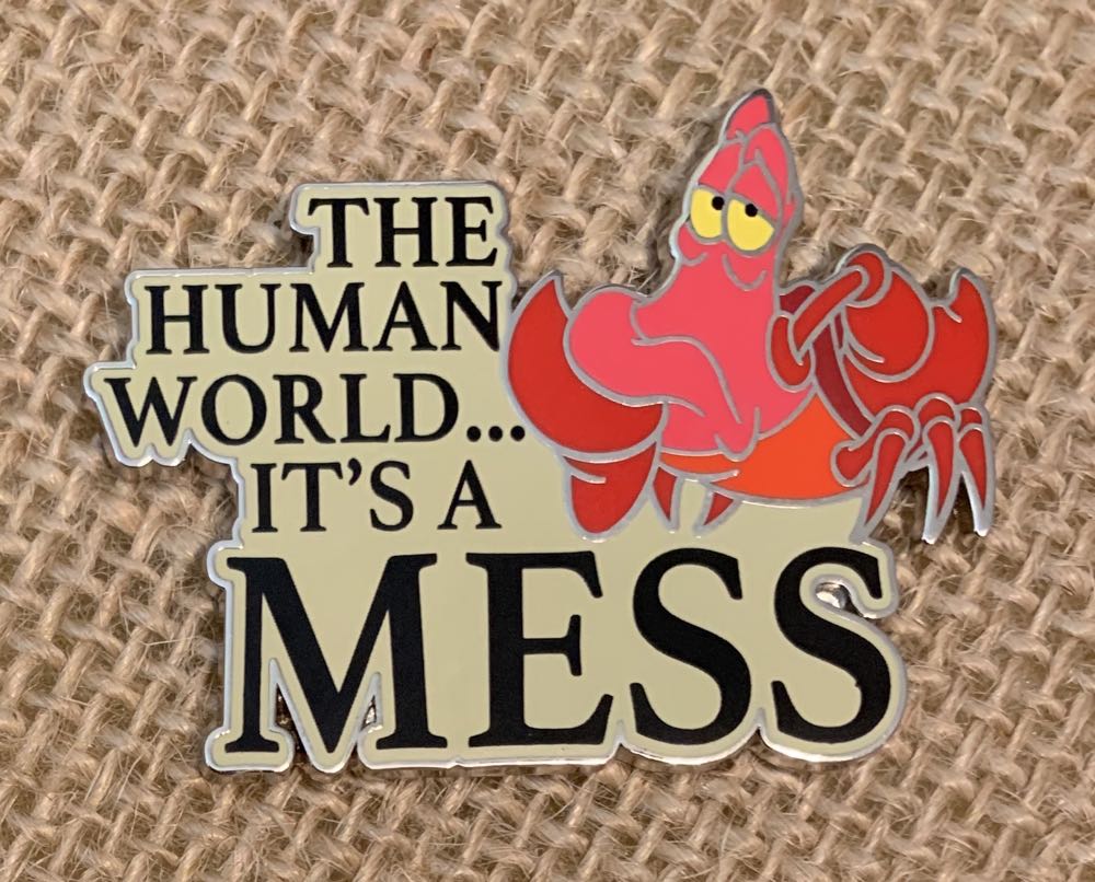 The Little Mermaid - Sebastian, It’s A Mess  pin collectible [Barcode 400021072190] - Main Image 3