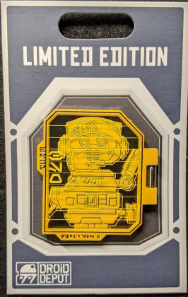 Galaxy’s Edge - Droid Schematic Rex (R-3X) - Hinged pin collectible - Main Image 2