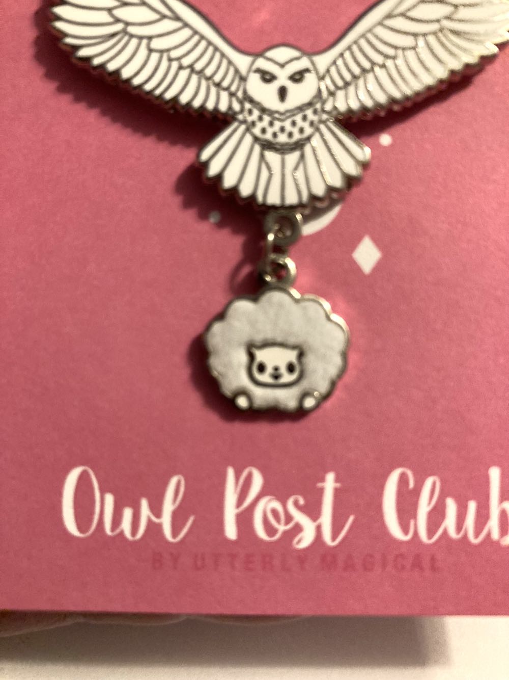 Owl + Dangling Puff, Cloud  pin collectible - Main Image 3
