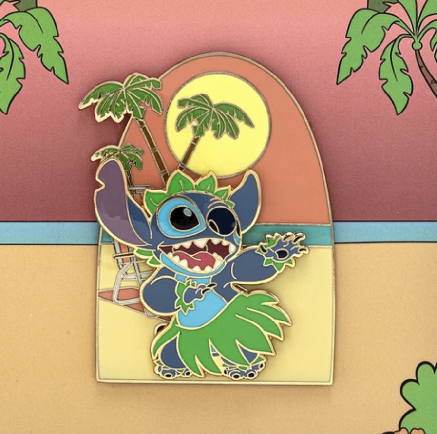 Loungefly - Hula Stitch  pin collectible [Barcode 671803363151] - Main Image 2