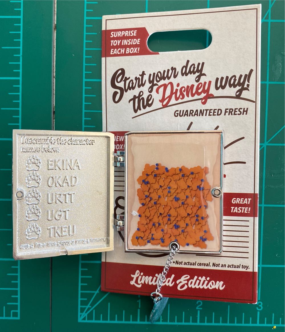 Disney Rutt And Tuke Bear Crunch Cereal - Limited Edition pin collectible [Barcode 400918914381] - Main Image 2